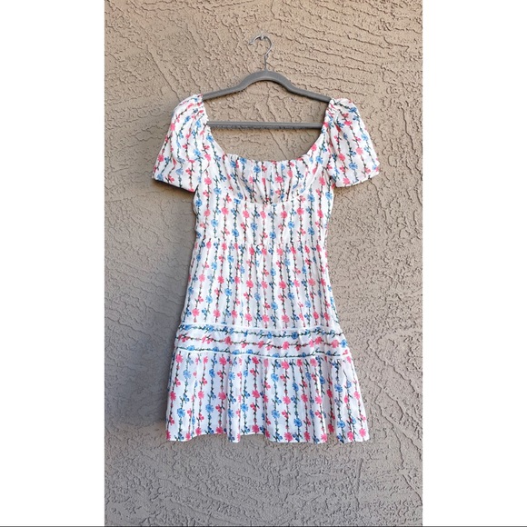 SOLD FOXIEDOX NWT Floral Printed Cottagecore Empire Waist Finola Dress - Picture 10 of 11